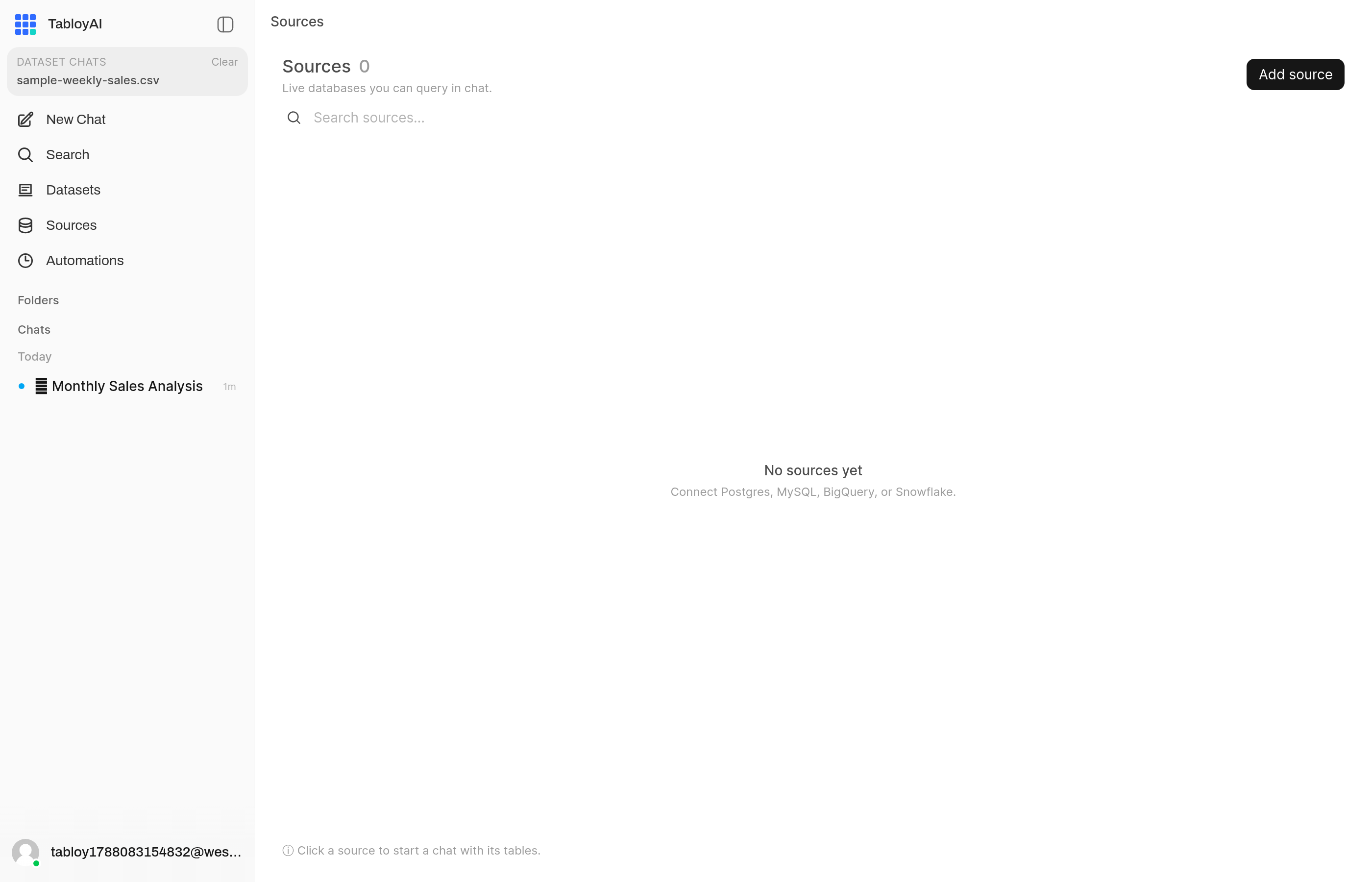 Sources page